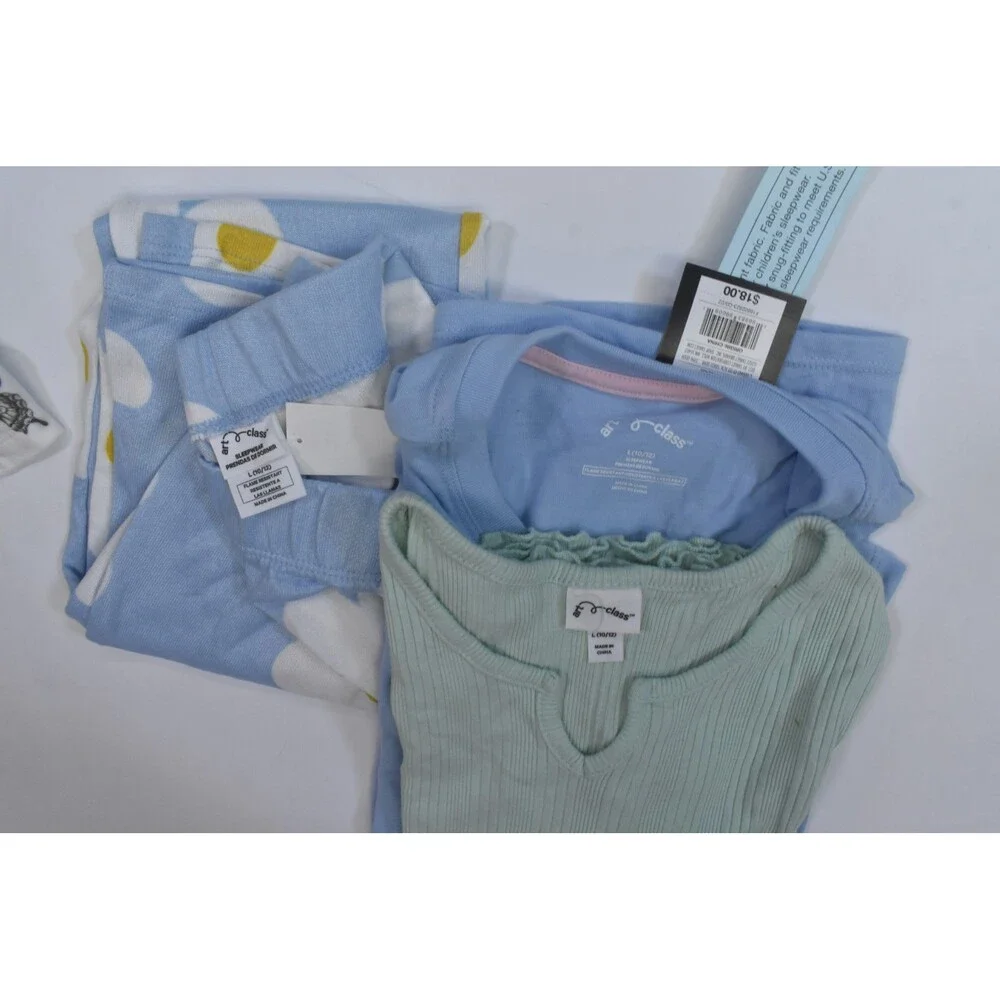 Art Class Bulk Lot Of 6 Girls Size Large 10/12 Mixed Season Tops Bottoms Shorts